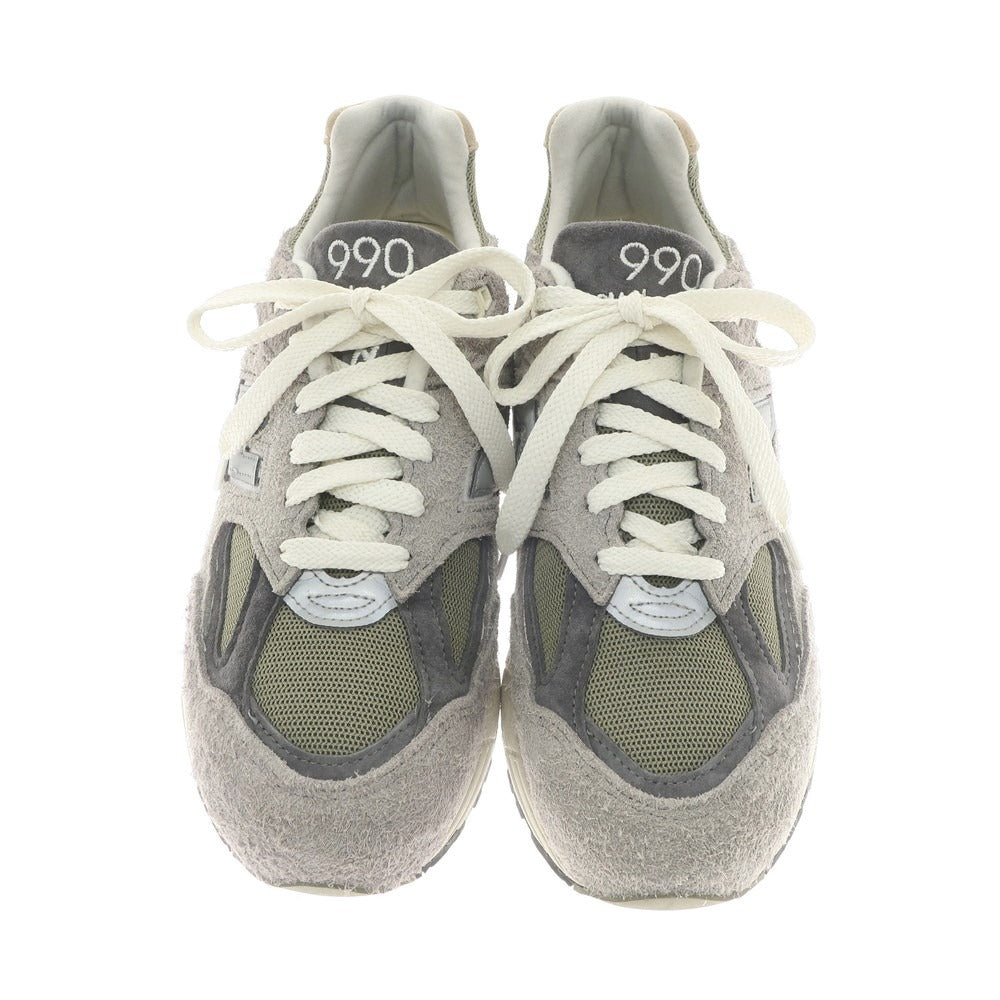 【中古】ニューバランス NEW BALANCE M990TD2 スニーカー
 グレーxベージュxオリーブ【サイズ27.5cm】【GRY】【S/S/A/W】【状態ランクB】【メンズ】
【769498】[EPD]