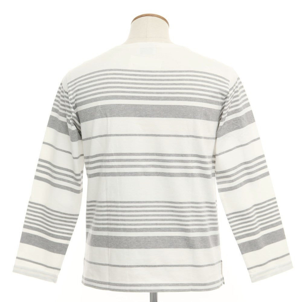 【中古】エディフィス EDIFICE 長袖Ｔシャツ
 ホワイトxグレー【サイズ48】【WHT】【S/S/A/W】【状態ランクB】【メンズ】
【769584】 CPD
