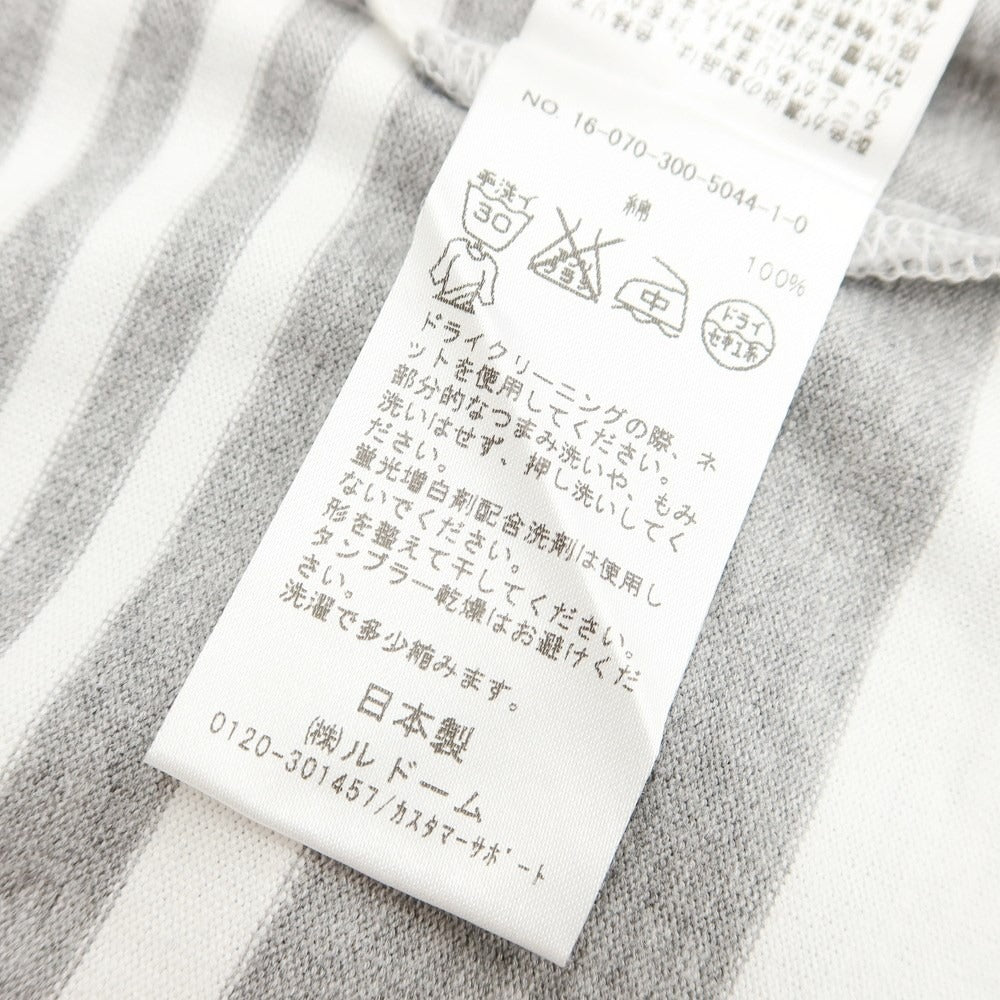 【中古】エディフィス EDIFICE 長袖Ｔシャツ
 ホワイトxグレー【サイズ48】【WHT】【S/S/A/W】【状態ランクB】【メンズ】
【769584】 CPD