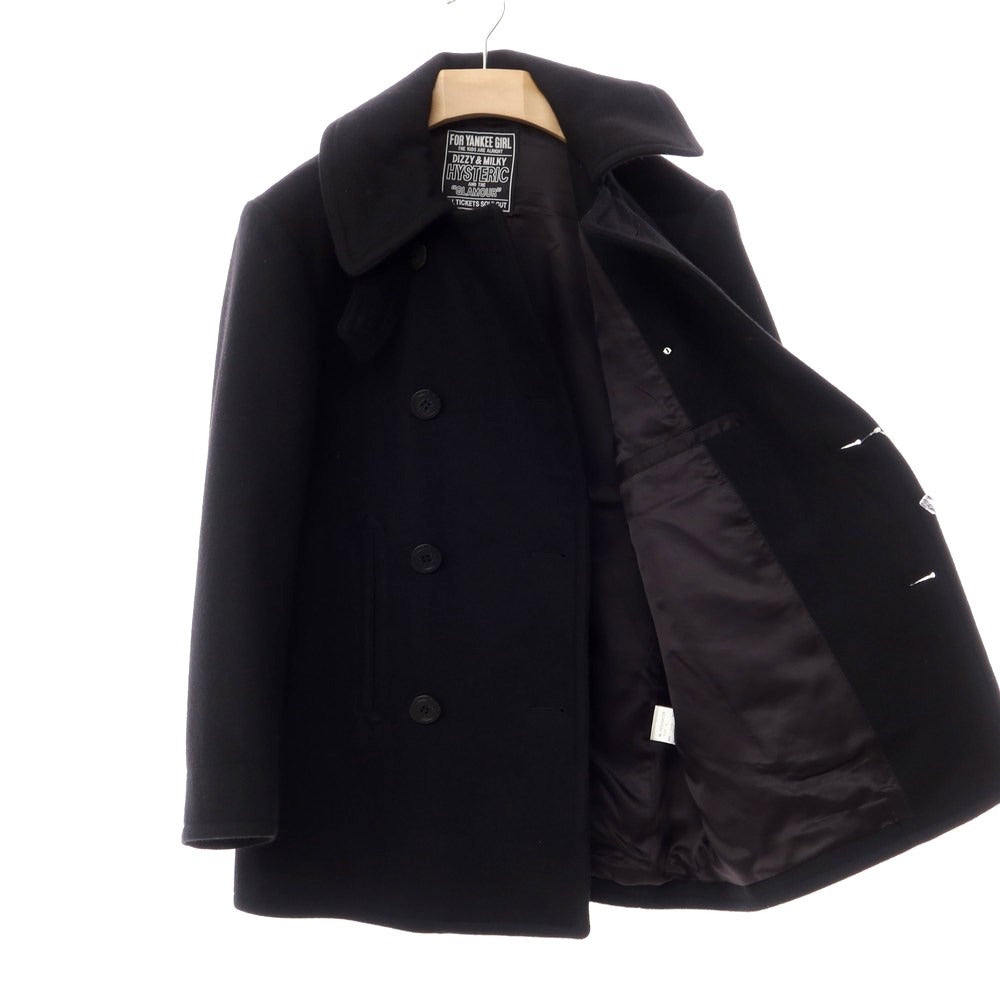 [Used] HYSTERIC GLAMOUR 2022 Fall/Winter pea coat
 Black [Size S] [BLK] [A/W] [Condition Rank B] ​​[Men&