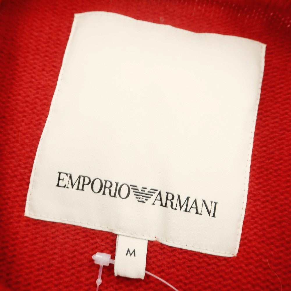 [Used] Emporio Armani EMPORIO ARMANI Fall/Winter 2022 pullover knit
 Red x Black [Size M] [RED] [A/W] [Condition Rank B] ​​[Men&