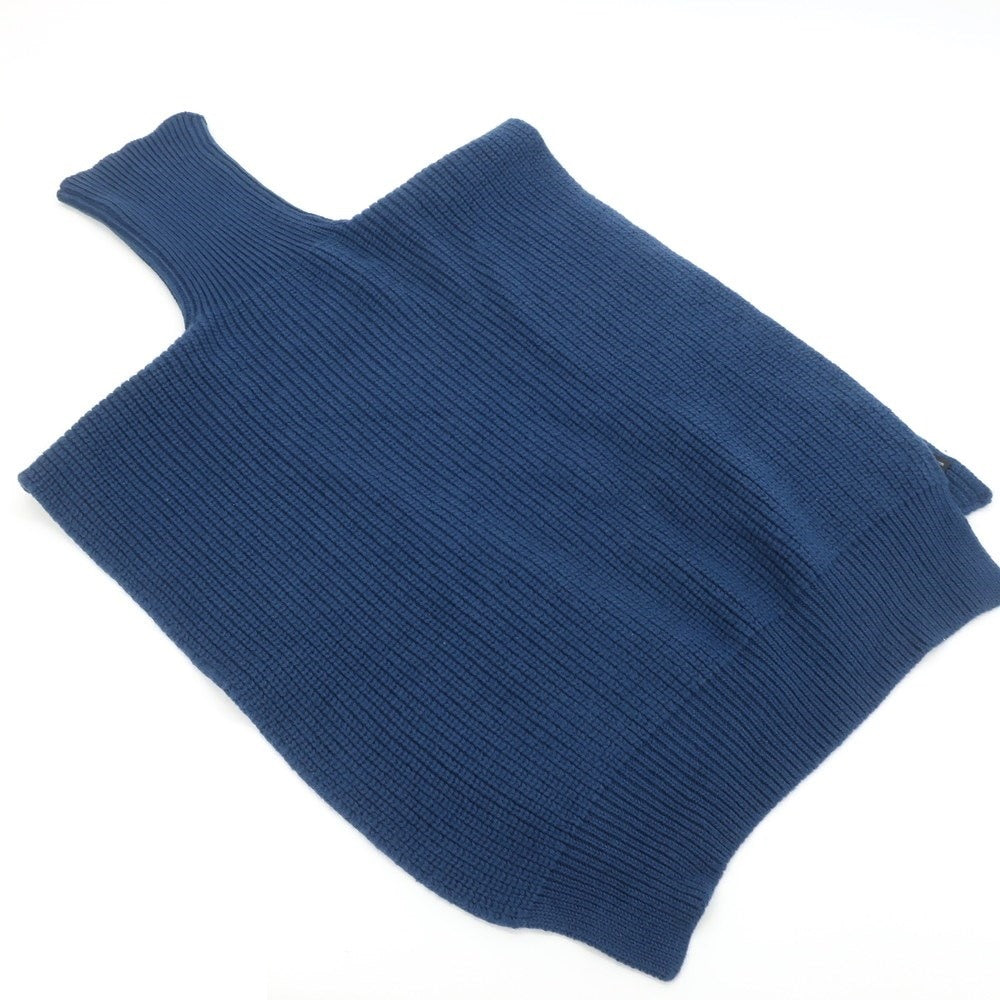 [Used] RAF SIMONS Wool Knit Vest Snood Dark Blue [Size ONE] [BLU] [A/W] [Condition Rank B] ​​[Men&