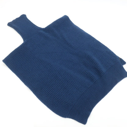 [Used] RAF SIMONS Wool Knit Vest Snood Dark Blue [Size ONE] [BLU] [A/W] [Condition Rank B] ​​[Men&