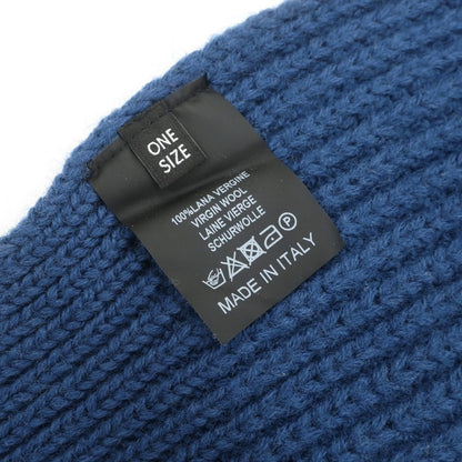 [Used] RAF SIMONS Wool Knit Vest Snood Dark Blue [Size ONE] [BLU] [A/W] [Condition Rank B] ​​[Men&