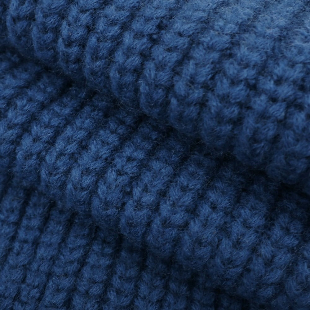 [Used] RAF SIMONS Wool Knit Vest Snood Dark Blue [Size ONE] [BLU] [A/W] [Condition Rank B] ​​[Men&