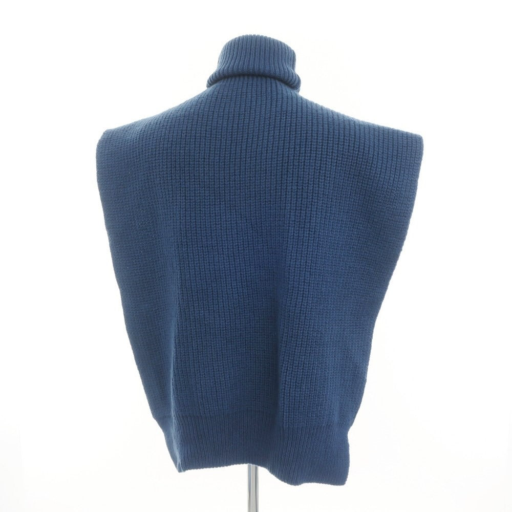 [Used] RAF SIMONS Wool Knit Vest Snood Dark Blue [Size ONE] [BLU] [A/W] [Condition Rank B] ​​[Men&