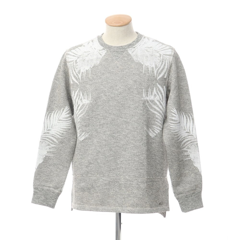【中古】【未使用】ディーゼル DIESEL プリント スウェット グレー系【サイズS】【GRY】【A/W】【状態ランクS】【メンズ】【769092】