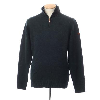 [Used] [Unused] Ben Sherman Mid-gauge Wool Nylon Pullover Stand Collar Knit Dark Green [Size S] [GRN] [A/W] [Condition Rank S] [Men&
