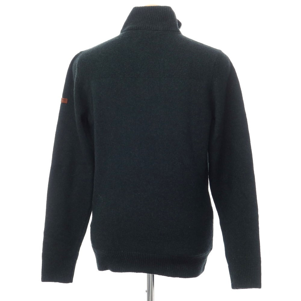 [Used] [Unused] Ben Sherman Mid-gauge Wool Nylon Pullover Stand Collar Knit Dark Green [Size S] [GRN] [A/W] [Condition Rank S] [Men&