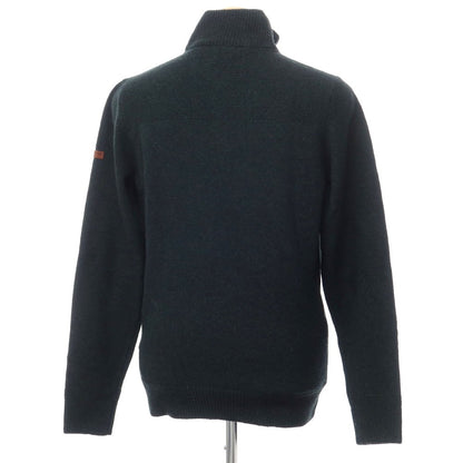 [Used] [Unused] Ben Sherman Mid-gauge Wool Nylon Pullover Stand Collar Knit Dark Green [Size S] [GRN] [A/W] [Condition Rank S] [Men&