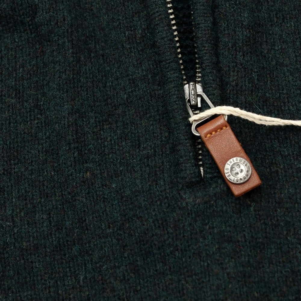 [Used] [Unused] Ben Sherman Mid-gauge Wool Nylon Pullover Stand Collar Knit Dark Green [Size S] [GRN] [A/W] [Condition Rank S] [Men&