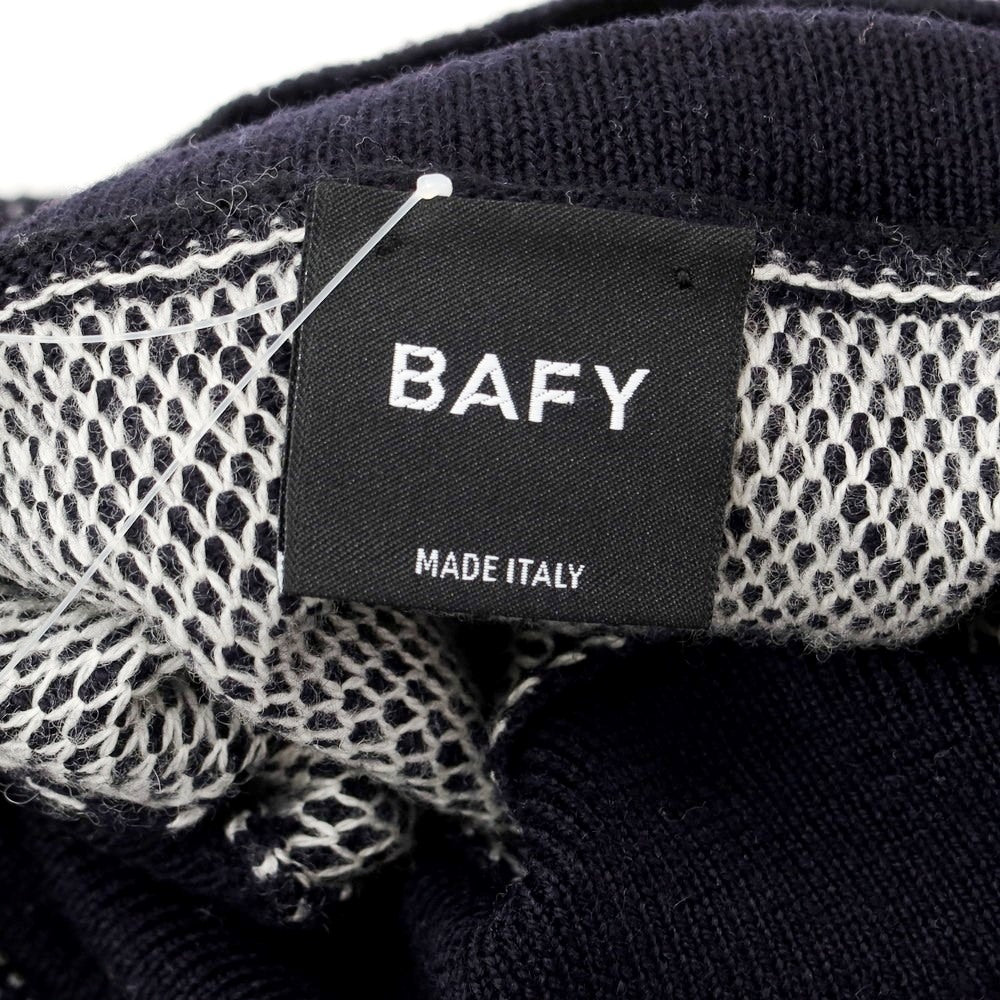 [Used] Buffy High Gauge Wool Turtleneck Knit Dark Navy x White [Size 44] [NVY] [A/W] [Condition Rank B] ​​[Men&