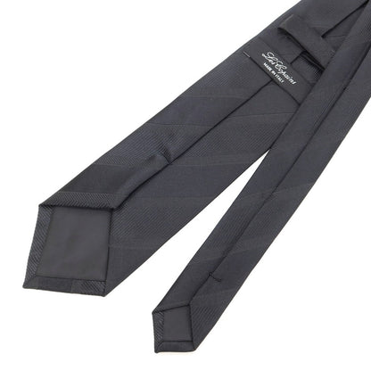 [Used] Les Copains striped necktie
 Black [BLK] [S/S/A/W] [Condition Rank B] ​​[Men&