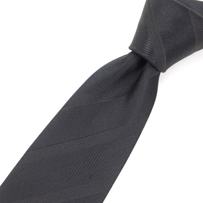 [Used] Les Copains striped necktie
 Black [BLK] [S/S/A/W] [Condition Rank B] ​​[Men&