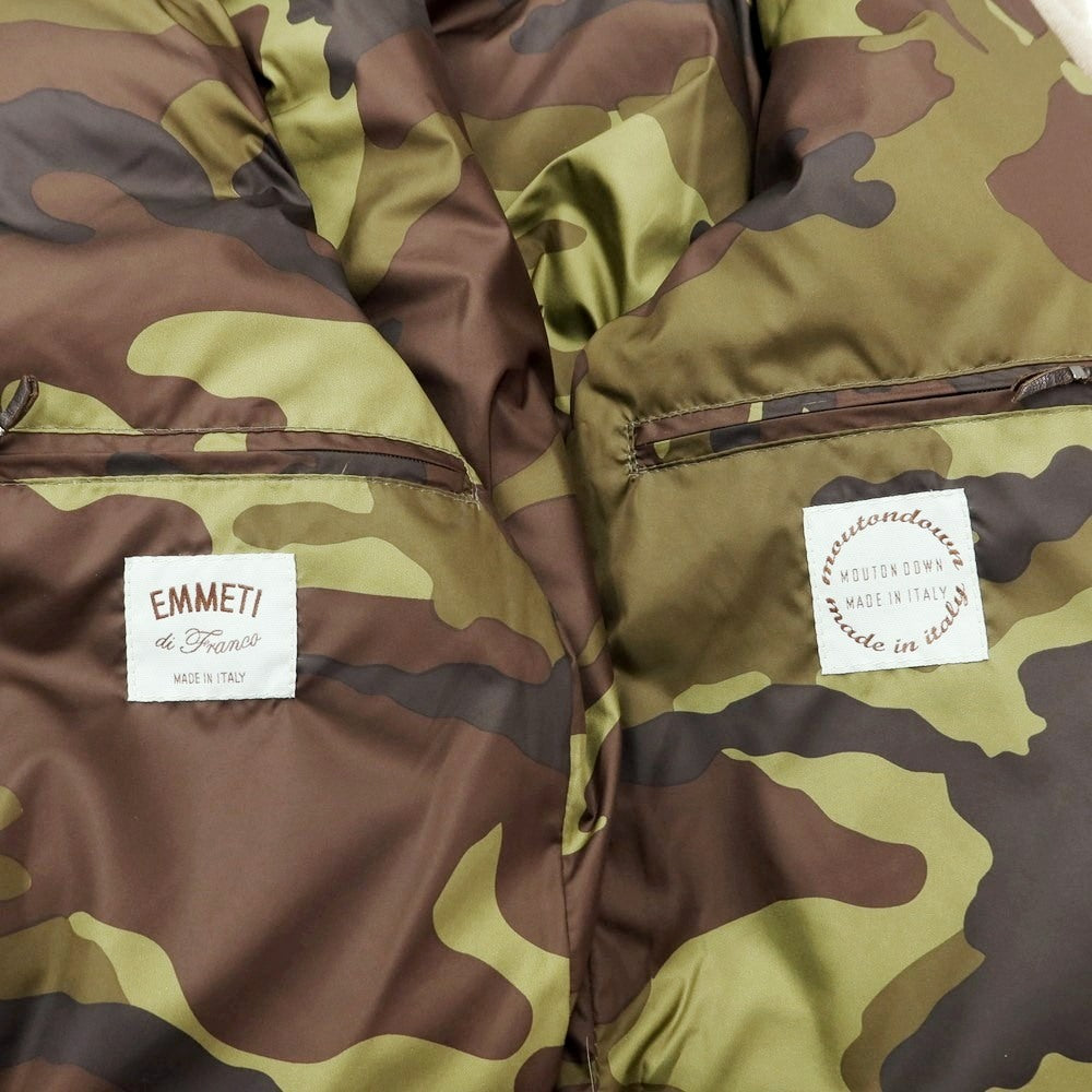 [Used] AKM AKM ×EMMETI Mouton Down Duffle Coat Khaki Brown [Size M] [BRW] [A/W] [Condition Rank B] ​​[Men&