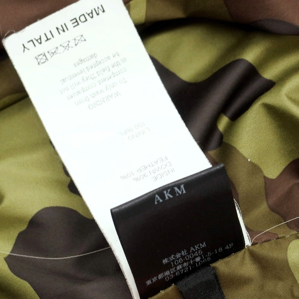 [Used] AKM AKM ×EMMETI Mouton Down Duffle Coat Khaki Brown [Size M] [BRW] [A/W] [Condition Rank B] ​​[Men&