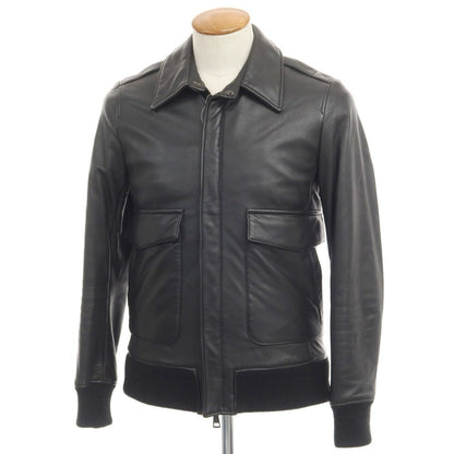 [Used] AKM AKM B011 A-2 Sheepskin Leather Blouson Black [Size L] [BLK] [A/W] [Condition Rank B] ​​[Men&