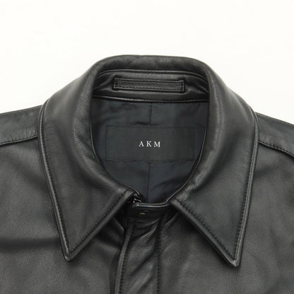 [Used] AKM AKM B011 A-2 Sheepskin Leather Blouson Black [Size L] [BLK] [A/W] [Condition Rank B] ​​[Men&