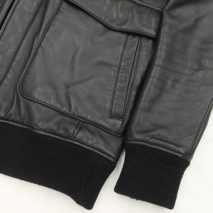 [Used] AKM AKM B011 A-2 Sheepskin Leather Blouson Black [Size L] [BLK] [A/W] [Condition Rank B] ​​[Men&