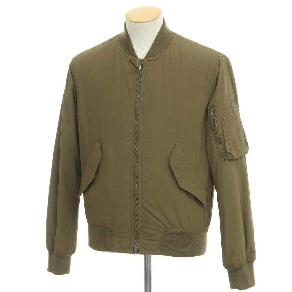 【中古】アスペジ ASPESI ポリエステルナイロン 中綿 MA-1 ミリタリージャケット オリーブ【サイズS】【GRN】【A/W】【状態ランクB】【メンズ】【768984】