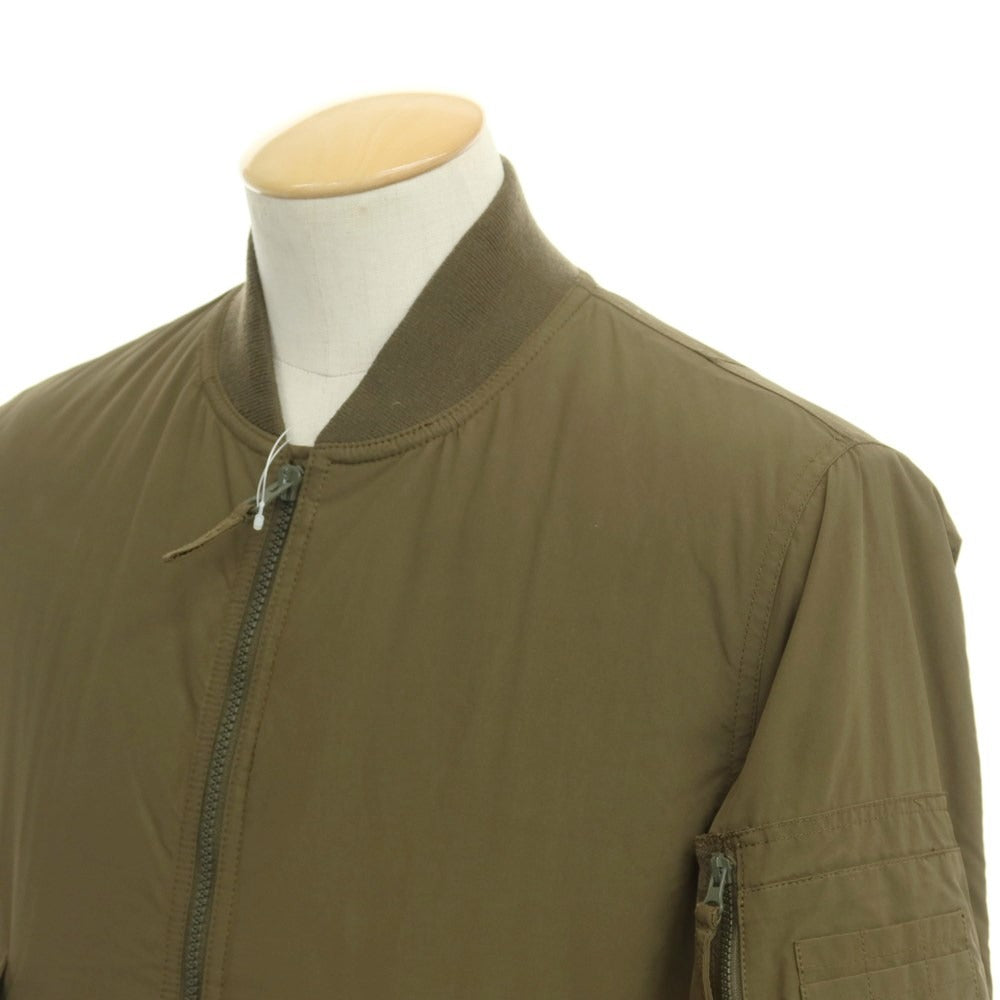 【中古】アスペジ ASPESI ポリエステルナイロン 中綿 MA-1 ミリタリージャケット オリーブ【サイズS】【GRN】【A/W】【状態ランクB】【メンズ】【768984】