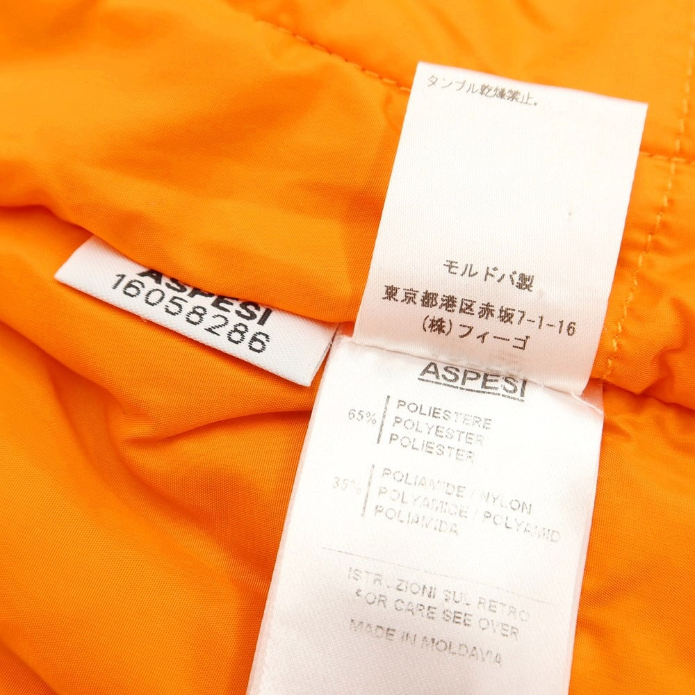 [Used] ASPESI polyester nylon padded MA-1 military jacket, olive [Size S] [GRN] [A/W] [Condition Rank B] ​​[Men&
