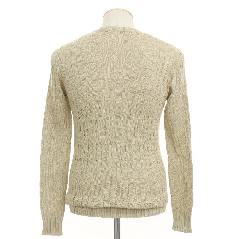 [Used] ROBERTO COLLINA Cotton Cable Knit Cardigan Beige [Size 44] [BEI] [S/S] [Condition Rank C] [Men&