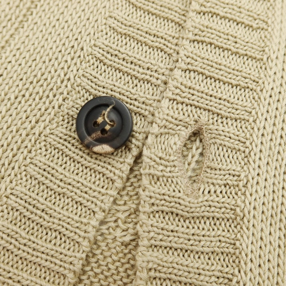 [Used] ROBERTO COLLINA Cotton Cable Knit Cardigan Beige [Size 44] [BEI] [S/S] [Condition Rank C] [Men&