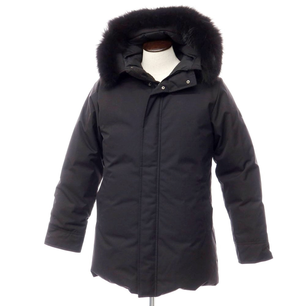 【中古】ピレネックス Pyrenex Annecy BEAMS別注 ナイロン ファーダウンコート ブラック【サイズL】【BLK】【A/W】【状態ランクB】【メンズ】【768989】