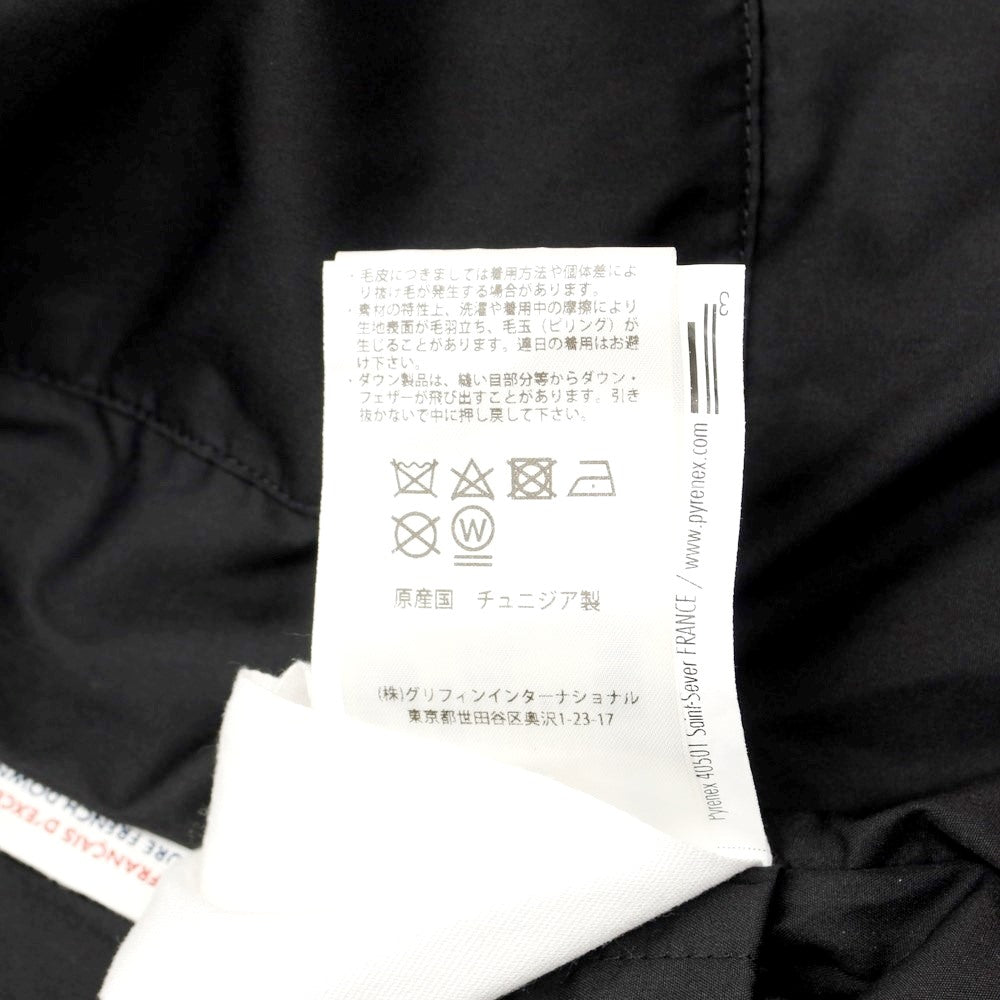 [Used] Pyrenex Annecy BEAMS exclusive nylon fur down coat, black [Size L] [BLK] [A/W] [Condition rank B] ​​[Men&