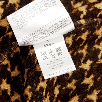 [Used] [Unused] T-JACKET Houndstooth patterned trench coat, beige x brown [Size L] [BRW] [A/W] [Condition Rank S] [Men&