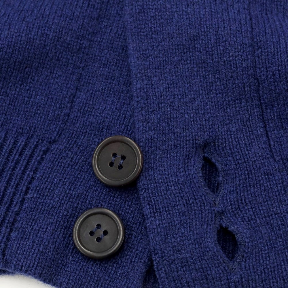 [Used] John Smedley JOHN SMEDLEY Mid-length wool cashmere knit cardigan, light navy [Size L] [NVY] [A/W] [Condition Rank B] ​​[Men&