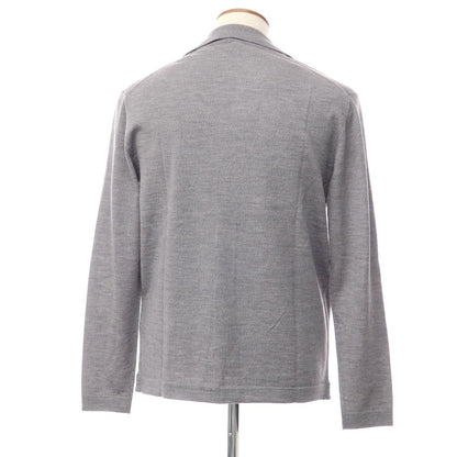 【中古】ピジャマクロージング pyjama clothing ハイゲージウール ニットジャケット カーディガン グレー【サイズM】【GRY】【A/W】【状態ランクA】【メンズ】【769091】