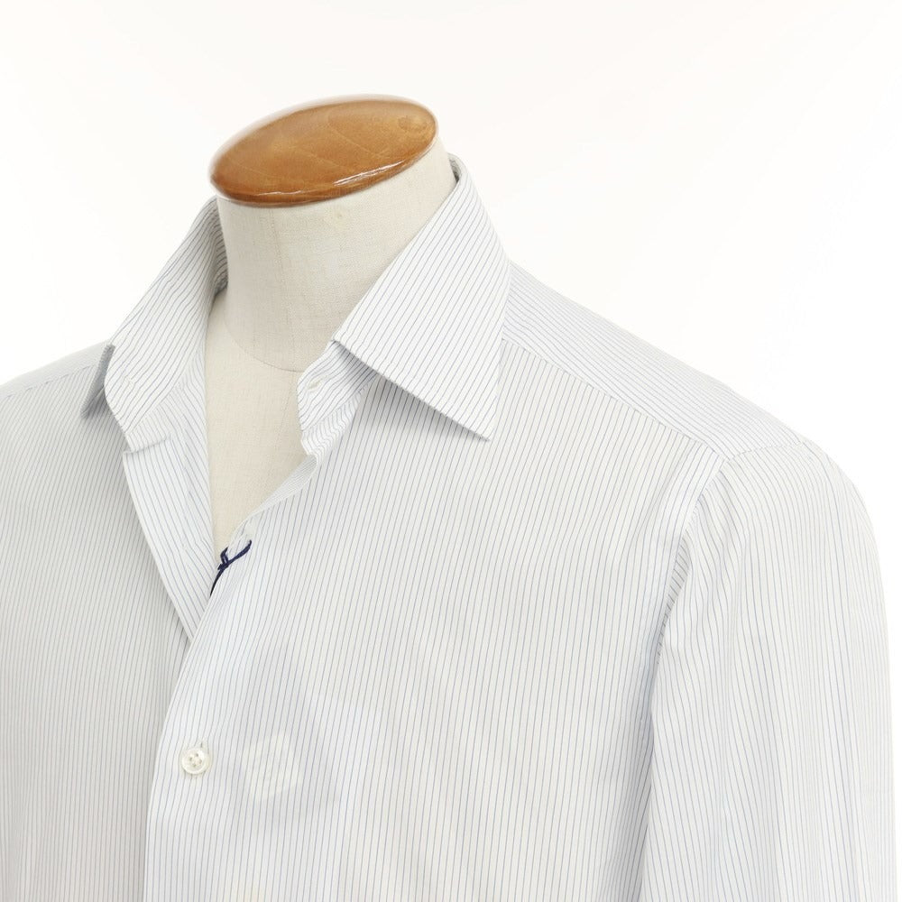 [Used] Anna Matuozzo dress shirt
 White x Blue [Size 39] [WHT] [S/S/A/W] [Condition Rank B] ​​[Men&