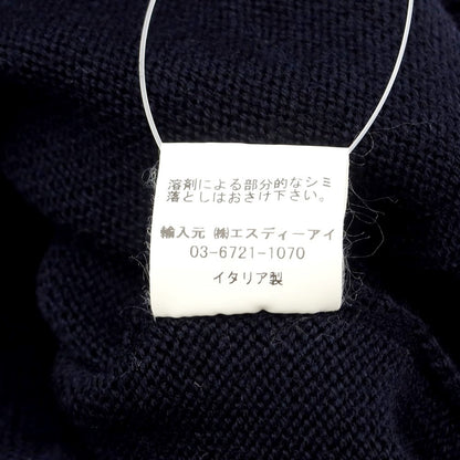 【中古】グランサッソ GRAN SASSO ハイゲージウール クルーネックニット ネイビー【サイズ52】【NVY】【A/W】【状態ランクB】【メンズ】【769090】
