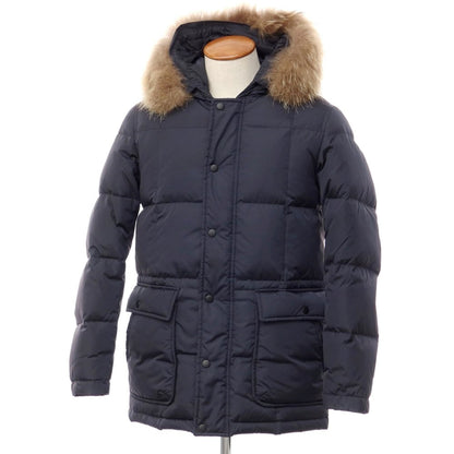 [Used] SHIPS nylon fur down jacket, navy [Size M] [NVY] [A/W] [Condition Rank C] [Men&