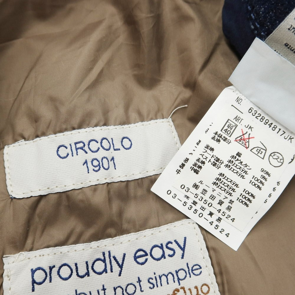 [Used] CIRCOLO 1901 Cotton Lined M-65 Military Jacket Navy [Size 46] [NVY] [A/W] [Condition Rank B] ​​[Men&