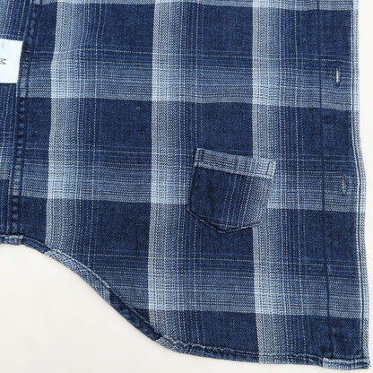 【中古】レミレリーフ REMI RELIEF カジュアルシャツ
 ネイビーxライトブルー【サイズM】【NVY】【S/S/A/W】【状態ランクB】【メンズ】
【769485】 BPD