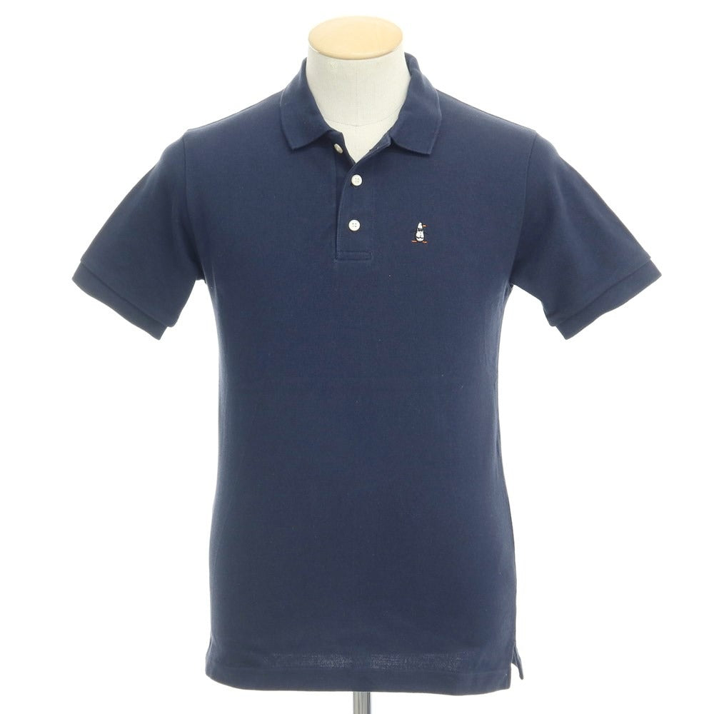 [Used] Munsingwear Cotton Pique Short Sleeve Polo Shirt Navy [Size SMALL] [NVY] [S/S] [Condition Rank C] [Men&