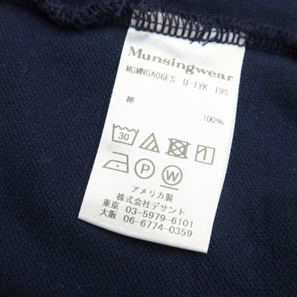 [Used] Munsingwear Cotton Pique Short Sleeve Polo Shirt Navy [Size SMALL] [NVY] [S/S] [Condition Rank C] [Men&