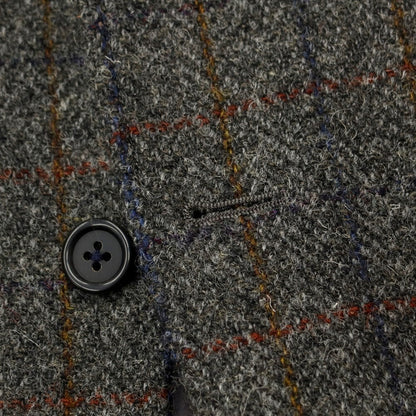 [Used] NEWYORKER Harris Tweed Wool Check 2B Tailored Jacket Dark Gray x Navy [Size 46] [GRY] [A/W] [Condition Rank B] ​​[Men&