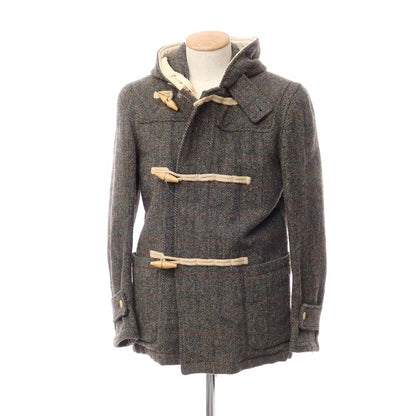 [Used] Mt RAINIER DESIGN Harris Tweed Duffle Coat Olive Gray x Navy [Size S] [GRY] [A/W] [Condition Rank C] [Men&