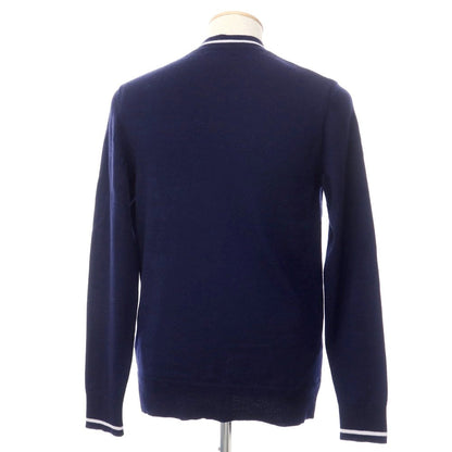 [Used] Nudie Jeans High Gauge Wool Knit Cardigan Navy [Size S] [NVY] [A/W] [Condition Rank C] [Men&