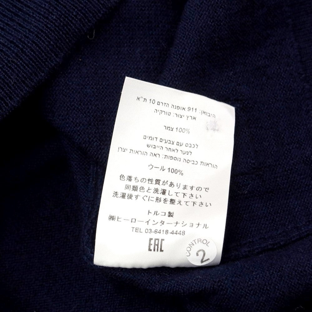 [Used] Nudie Jeans High Gauge Wool Knit Cardigan Navy [Size S] [NVY] [A/W] [Condition Rank C] [Men&