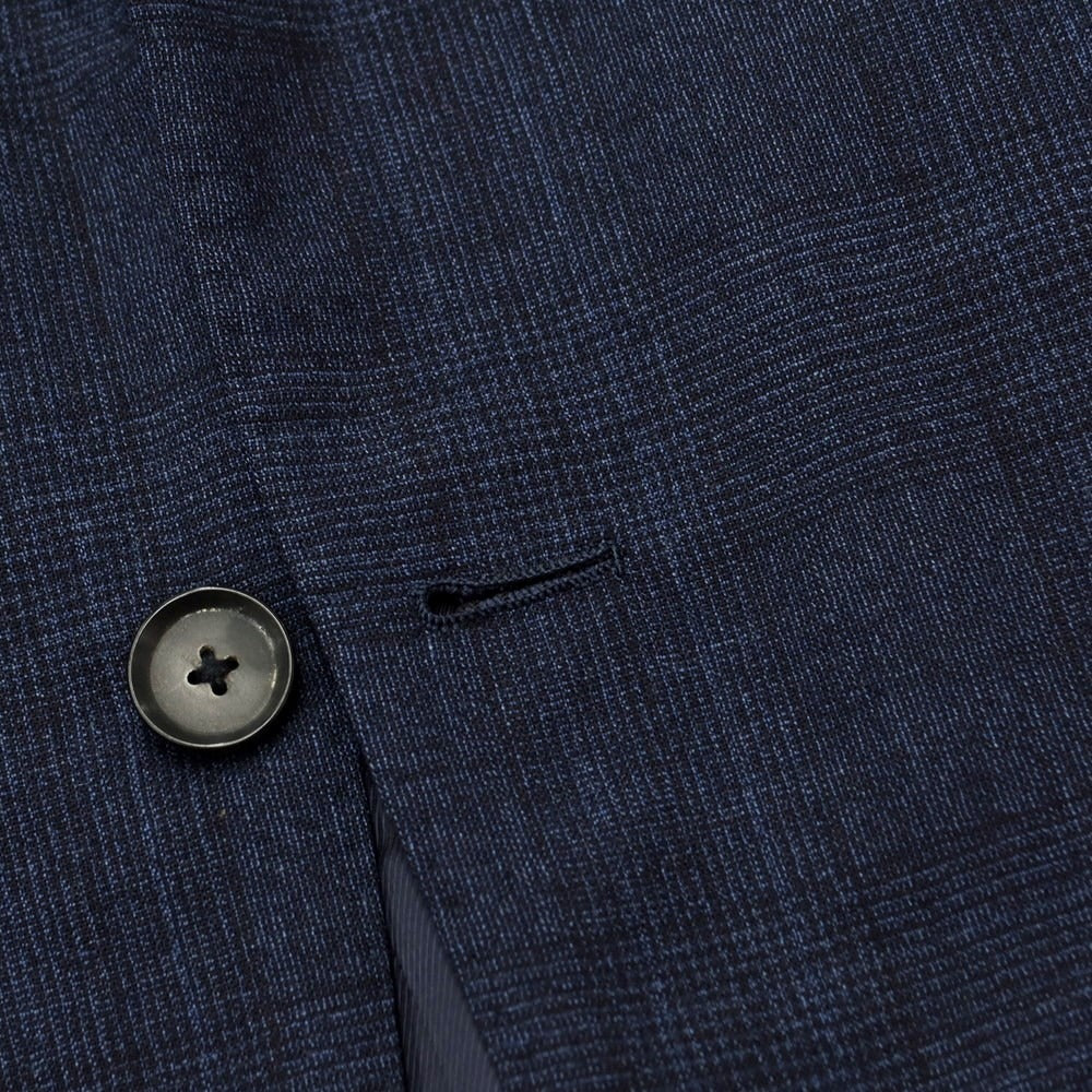 [Used] SHIPS Wool Check 3-Piece 2B Set-Up Suit Navy [Size 46] [NVY] [A/W] [Condition Rank C] [Men&
