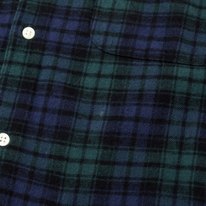 [Used] SHIPS Cotton Check Casual Shirt Navy x Green [Size S] [NVY] [A/W] [Condition Rank C] [Men&