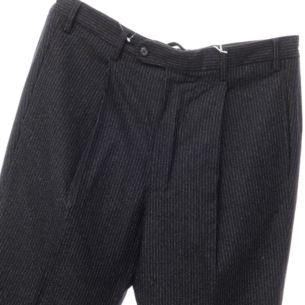 [Used] VIGANO nylon wool polyester casual slacks pants black x gray [size 48] [BLK] [A/W] [Condition rank A] [Men&