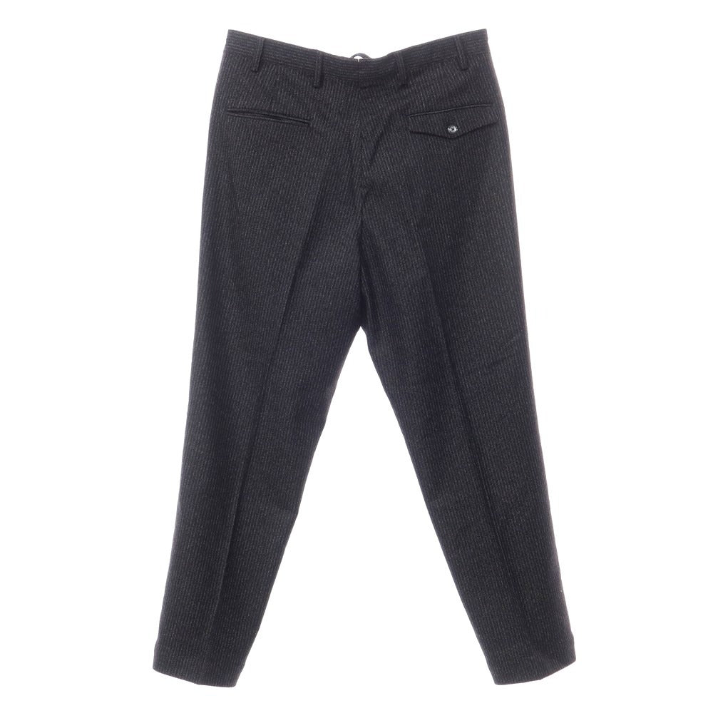 [Used] VIGANO nylon wool polyester casual slacks pants black x gray [size 48] [BLK] [A/W] [Condition rank A] [Men&