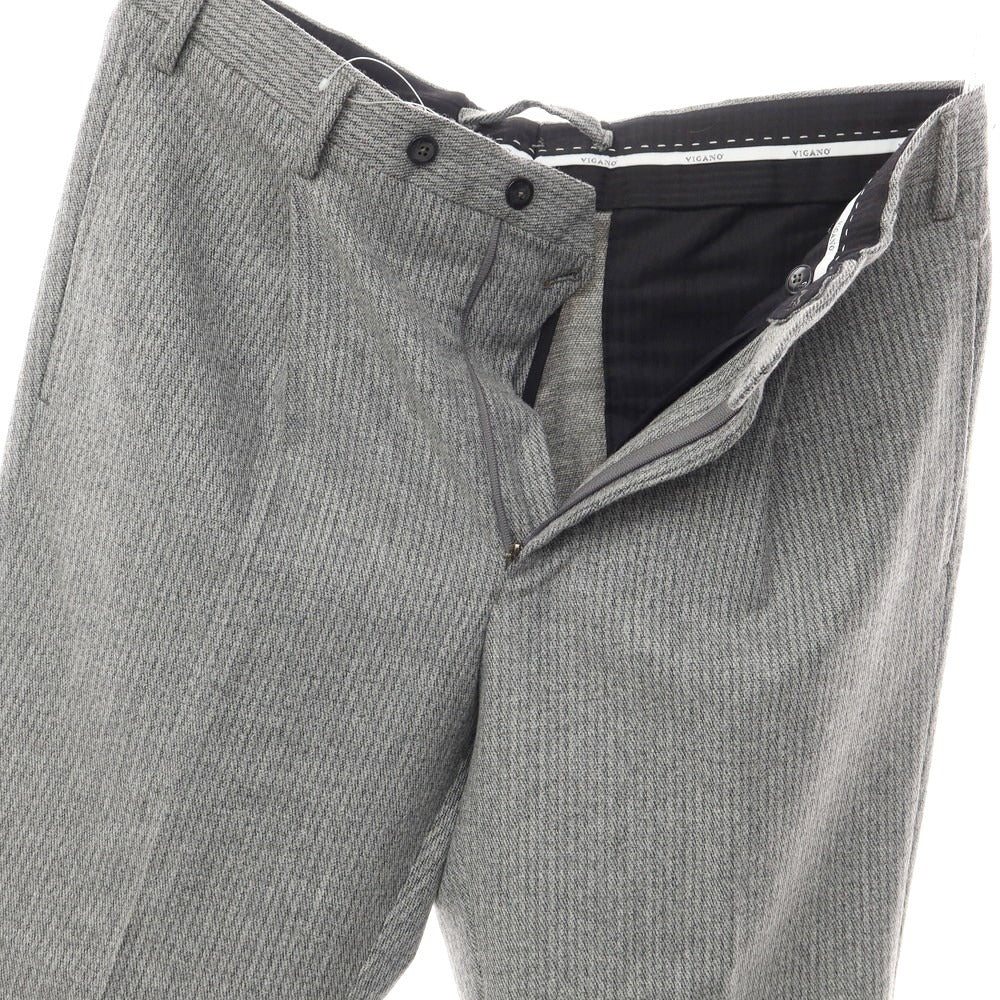 [Used] VIGANO nylon wool polyester casual slacks pants, grey [size 48] [GRY] [A/W] [Condition rank A] [Men&