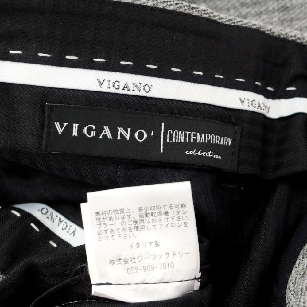 [Used] VIGANO nylon wool polyester casual slacks pants, grey [size 48] [GRY] [A/W] [Condition rank A] [Men&